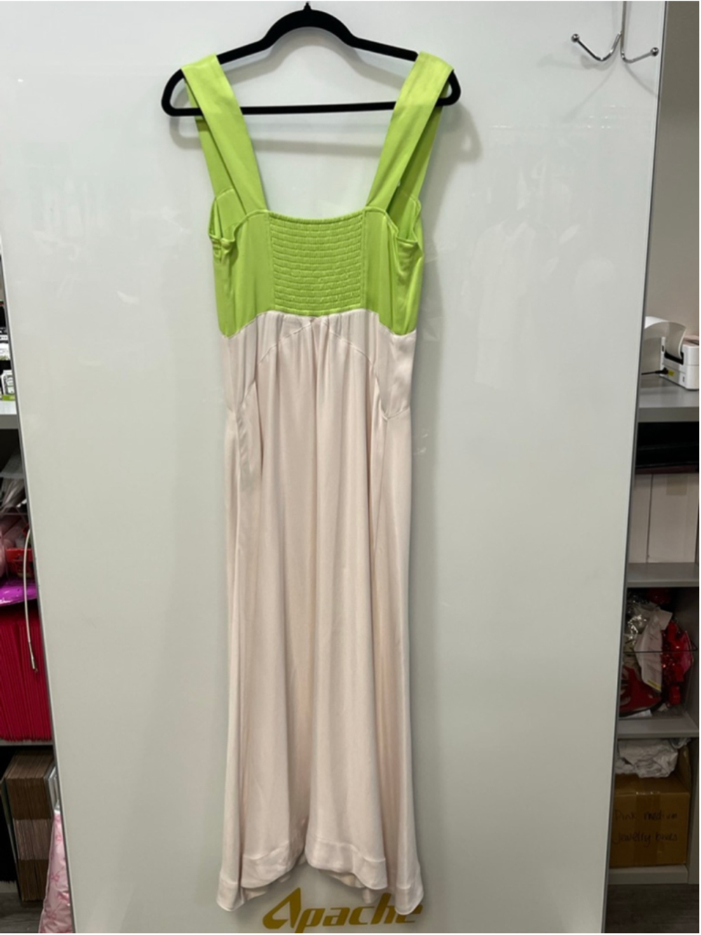 Anthropologie Maeve Sleeveless Slip Midi Dress With 2 Tone Design|Small|EUC| - Picture 5 of 5